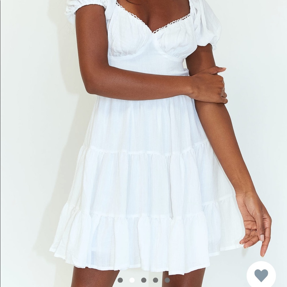 Princess Polly Danny Mini Dress in White